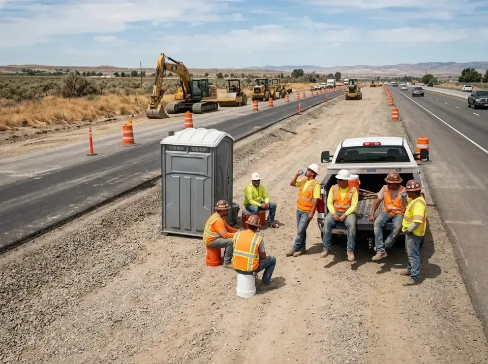 highway-road-construction-crew-007 — frequently asked questions, Porta Potty and Restroom Rentals in Sandpoint, ID
